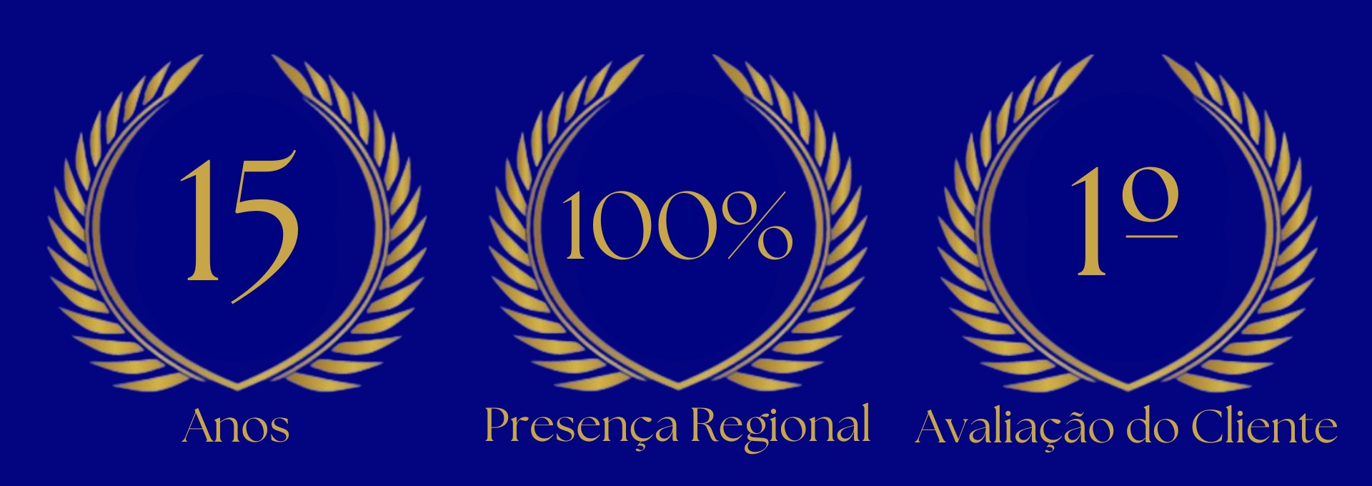 Diferenciais: 15 anos de Experiência; Presença regional e Avaliação dos clientes